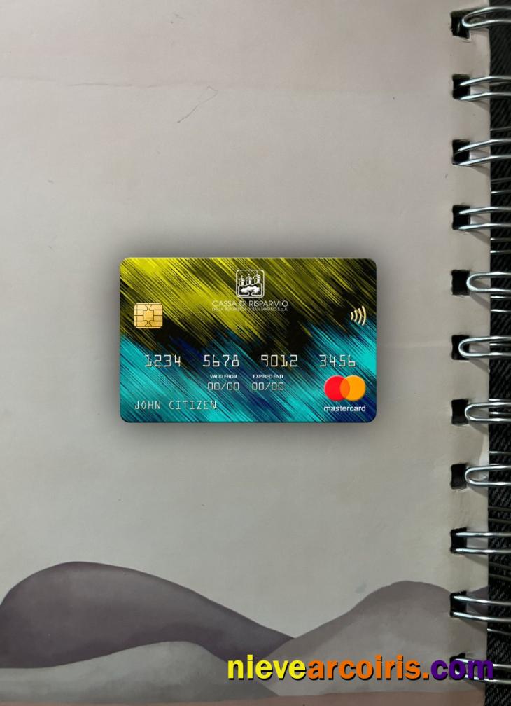 San Marino Cassa di Risparmio bank mastercard photolook